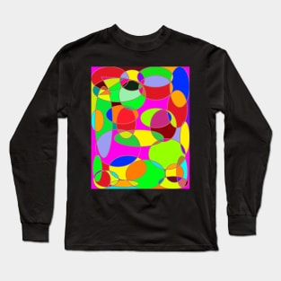 Colourful circular patterns for pets Long Sleeve T-Shirt